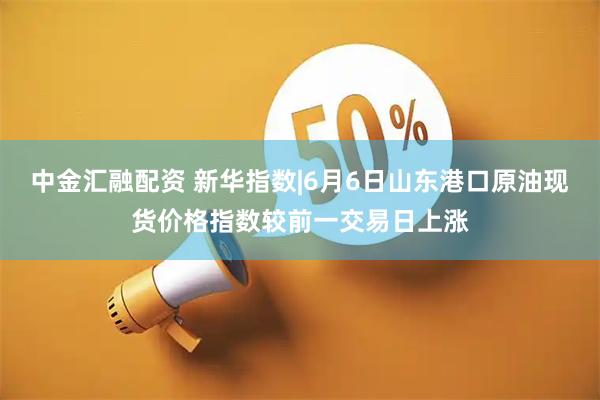 中金汇融配资 新华指数|6月6日山东港口原油现货价格指数较前一交易日上涨