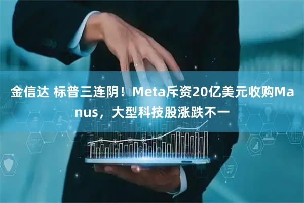 金信达 标普三连阴！Meta斥资20亿美元收购Manus，大型科技股涨跌不一